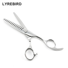 Professional hair scissors 6 INCH Hair Thinning scissors 35% - 45% Thinning Rate New Design Lyrebird HIGH CLASS 10PCS/LOT NEW 2024 - buy cheap