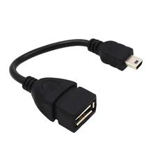 14.5 centímetros Portátil USB 2.0 A Fêmea para Micro B Masculino Converter OTG Cabo Adaptador Para O Sam-cantado HTC smart Phone Novo Chegadas 2024 - compre barato