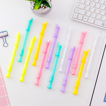60pcs Kawaii Pen Cute Candy Color Flute Gel Pens for School Student Supplies Korean Stationery Items Funny Kids Prizes Gifts Pen 2024 - buy cheap