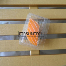 3000 шт. прозрачная пластиковая коробка для суши одноразовая прозрачная Одиночная сашими, лосось, суши, маленькая упаковка для торта 2024 - купить недорого