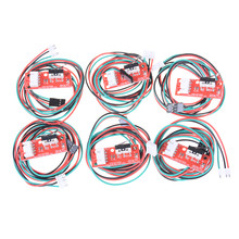 6 Cabos Pçs/sets Encosto Limite Mecânico Interruptor de Paragem Final Para CNC Impressora 3D Rampas