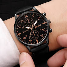 Reloj 2023 Fashion Military Quartz Men Watch Leather Sport Watches High Quality Clock Wristwatch Relogio Masculino Saat Hodinky 2024 - buy cheap