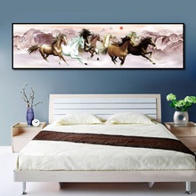 Running Horse Animals Canvas Painting Chinese Classical Ink Posters and Prints Modern Home Decoration Wall Art Picture for Room 2024 - buy cheap