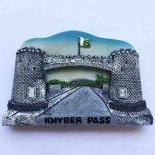 Khyber pass, landikotar, paquistão três-dimensional building, lembrança de geladeira 2024 - compre barato