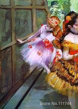 ballerina Oil Painting Ballet Dancers in Butterfly Costumes by Edgar Degas Canvas Reproduction Handmade High quality 2024 - buy cheap