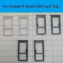 Лоток для SIM-карты для Huawei P Smart, держатель для карт Enjoy 7S, адаптер для гнезда Micro SD для Huawei P Smart Sim, лоток черный/золотой/синий 2024 - купить недорого