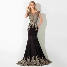 Stock Clearance Sexy Tulle Mermaid Lace Long Evening Dress Luxury Beaded Crystals Evening Gown Robe De Soiree Longue 2024 - buy cheap