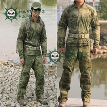 Uniforme de combate militar táctico de camuflaje, traje de combate y pantalones de A-TACS FG, suministros para fiestas, novedad 2024 - compra barato