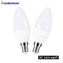 2pcs/Lot LED Candle Bulb E14 LED Lamp low-Carbon life SMD2835 AC220-240V Warm White/White Energy Saving for Home Lighting 2024 - buy cheap