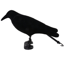 Flocked Jet Black Crow Decoy Bird Scarer Pest Control Garden Defense Scarecrow  Deterrent Repeller Decor For Bird Control 2024 - buy cheap