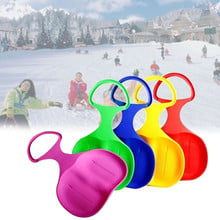 Outdoor Skiing Pad Sled Snowboard for Kids Adult Children Winter Thicken Plastic Sand Grass Sledge Snow Luge 2024 - buy cheap