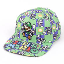 Super Mario Bros Mario Luigi Yoshi Baseball Caps Hats Planas Chapeau Flat Bill Hip Hop Snapbacks Caps For Men Women Unisex 2024 - buy cheap
