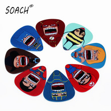 SOACH 50PCS 0.46mm high quality guitar picks two side pick Personality cartoon characters picks earrings DIY Mix picks guitar 2024 - buy cheap