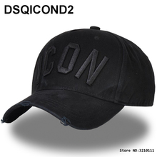 Brand DSQ  ICON Casquette Dad Hip Hop Baseball Cap Casquette Hats Solid Pattern Hats Letters Snapback Cap for Man caps 2024 - buy cheap