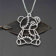 Elfin New Koala Bear Charm Necklace Trendy Metal Bear Jewellery Mama Baby Bear Pendant Necklace Women Jewellery 2024 - buy cheap