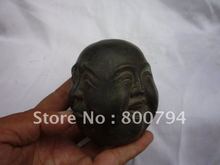 Rare Distinctive Qing Dynasty Statue bronze Buddha heade,4 face ,Free shipping 2024 - buy cheap