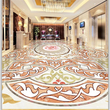 beibehang Custom floor decoration painting 3d marble tile parquet tile floor 3d paste self adhesive floor painting 3d wallpaper 2024 - buy cheap