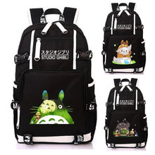 Totoro dos desenhos animados meu vizinho gato mochila sacos do livro de viagem da escola portátil sacos adolescentes meninas meninos mochila presente 2024 - compre barato