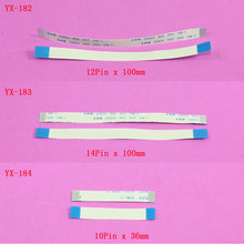 YuXi 10pcs Charging PCB Board Repair Parts 10pin 12pin 14pin (36mm / 100mm) Ribbon Flex Cable For PS4 PlayStation 4 Controller 2024 - buy cheap
