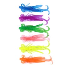 HENGJIA 10pcs/lot 6cm/2g soft shrimp insect fishing lures artificial wobbler bait pesca fishing tackle 2024 - buy cheap