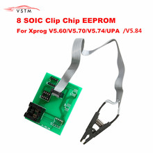 2019 xprog 5.84 eeprom board upa usb v1.3 programmer upa usb adapter with soic 8 sop8 test clip for xprog V5.60/V5.704V5.75 2024 - buy cheap