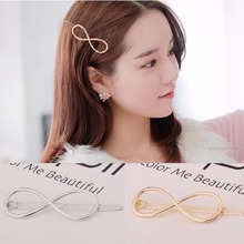 Women Female Infinity Hair Clip Fashion Barrette Hairpin Headband Styling Accessories Perfect Gift for Girls 2024 - buy cheap