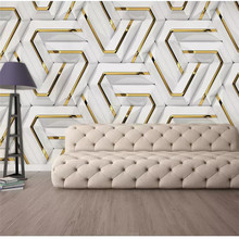 Beibehang-papel tapiz personalizado 3D, diseño sólido, Fondo de pared dorado abstracto para sala de estar, dormitorio, papel tapiz de pared 2024 - compra barato