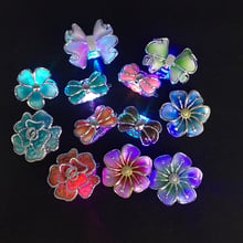 100pcs/lot Novelty Colorful led flower headwear glow hair accessories jewelry light toy set for Holiday Bar party Gift supplies 2024 - buy cheap