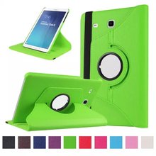 Lujosa Funda de cuero PU con tapa giratoria de 360 grados para Samsung Galaxy Tab E 9,6 T560 T561 SM-T560 Funda 2024 - compra barato