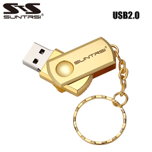 Suntrsi USB Flash Drive64GB  Mini Metal Pendrive 32GB Pendrive High Speed USB Flash Real Capacity USB Stick Customized Logo 2024 - buy cheap