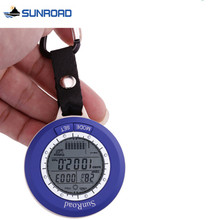 SUNROAD Mini Pocket Watch Waterproof Outdoor Fishing Barometer Altimeter Thermometer Climbing LED Digital Military Watch Clock 2024 - buy cheap