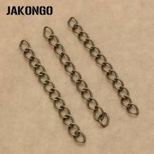 JAKONGO Antique Bronze Plated Extend Chain for Jewelry Making Bracelet Accessories Findings DIY 5cm 40pcs/lot 2024 - buy cheap