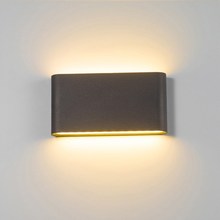 Black Wall Lamp 6W 12W Outdoor Indoor LED Wall Lamp Up Down Lighting for Garden Sconce Corridor Aisle Terrace Courtyard Decor 2024 - buy cheap