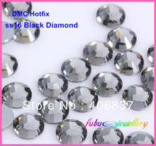 Frete grátis! Strass dmc ferro em diamante preto (1440-3.8mm) de alta qualidade com strass/fixação a quente-4.0 flash, ss16 2024 - compre barato
