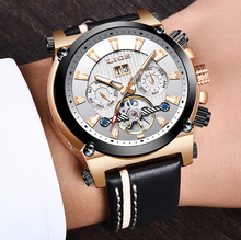 LIGE Mens Watches Top Brand Luxury Clock Automatic Mechanical Watch Men Business Waterproof Sport Wrist Watch Relogio Masculino 2024 - buy cheap