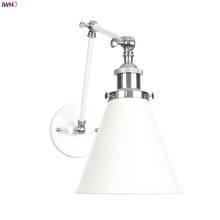 IWHD Adjustable Loft Style Retro LED Wall Lights Fixtures Wandlampen Industrial Edison Wall Sconce Applique Murale Luminaire 2024 - buy cheap