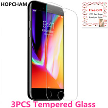 3 шт., защитное закаленное стекло для экрана IPhone X XR XS Max 8 7 6 6S Plus 5 2024 - купить недорого