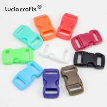 Lucia crafts 11mm Plastic Contoured Side Release Buckles Clasps For Paracord Bracelet Backpacks Clothes Bags Decor E0302 2024 - buy cheap