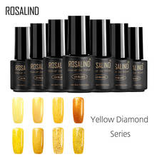 ROSALIND Gel 1S Black Bottle 7ML YELLOW Diamond Color Glitter Nail Gel Polish Long-Lasting UV Gel Nail Polish Nail Varnish 2024 - buy cheap