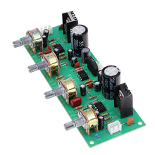 NE4558 OP-AMP HIFI Amplifier Volume Tone EQ Control Board Preamplifier DIY Dual Treble Midrange Bass 2024 - buy cheap