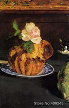 Pintura al óleo de alta calidad, pintura al óleo con Brioche Edouard Manet, pintada a mano 2024 - compra barato
