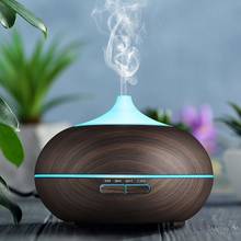 Home Electric Aromatherapy Diffuser Essential Oil Diffuser 300ML Black Wood Grain Ultrasonic Cool Mist Aroma Air Humidifier 2024 - buy cheap