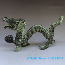 Antique bronze dragon pearl ornaments catch Feng Shui lucky China Long Jixiang Home Furnishing craft decoration decoration . 2024 - buy cheap