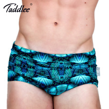 Taddlee Brand Sexy Men's Swimwear Swimsuits Swim Boxer Briefs 3D Printed Men Board Beach Trunks Low Waist Swimming Bikini Gay 2024 - buy cheap