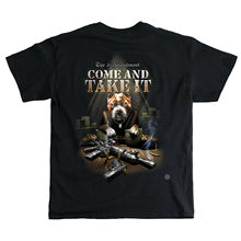 2nd Segunda Enmienda AR-15 9MM venir y tomar el arma NRA pozo camiseta con diseño de toro Tee S-3XL 2024 - compra barato