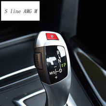 Car Styling Style Gear Shift Handle Sleeve Buttons Covers Stickers For BMW 3 4 Serise F30 F32 F34 3gt Auto Interior Accessories 2024 - buy cheap