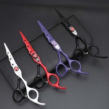 Японские Парикмахерские ножницы 6,0 дюйма, Профессиональные Парикмахерские ножницы для стрижки волос 2024 - купить недорого