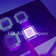 Bombillas LED ultravioleta de alta potencia, Chips de lámpara UV púrpura de 50W, 365nm, 375nm, 380nm, 385nm, 395nm, 400nm, 405nm, para luz de alta potencia de 50W 2024 - compra barato
