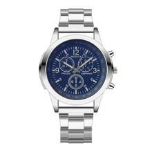 2018 Men Watches Stainless Steel Wrist Date Analog Quartz Watch Mens Luxury Brand Waterproof Clock Sport Wristwatches X50 2024 - buy cheap