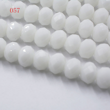 FLTMRH 4mm White Rondelle Ceramic Beads Austrian Crystal Glass Beads for Jewelry Making Needlework Decoration 140pcs Wholesale 2024 - buy cheap
